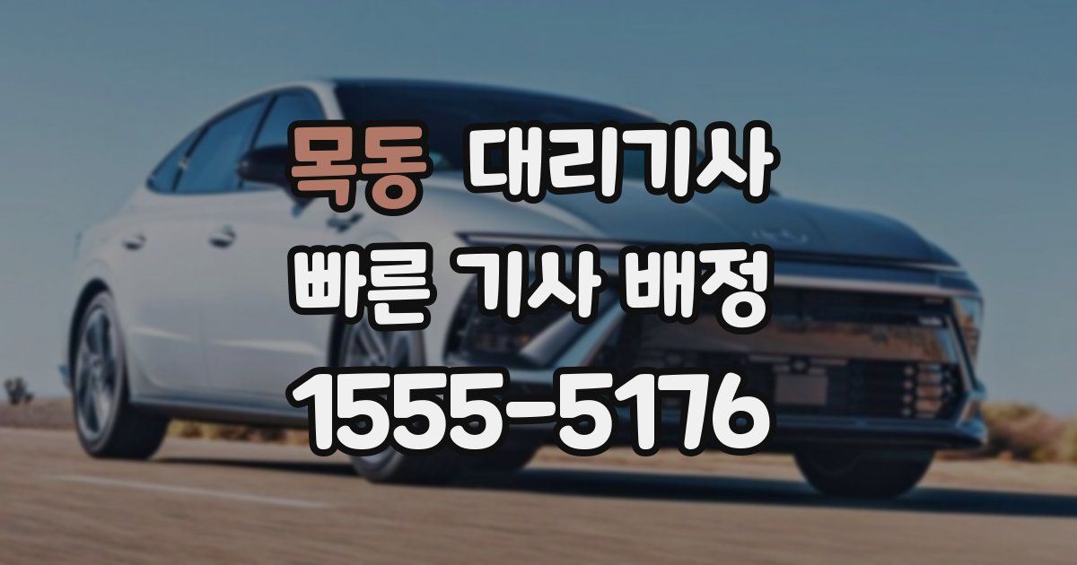 목동 대리기사