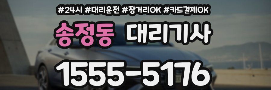 송정동 대리기사