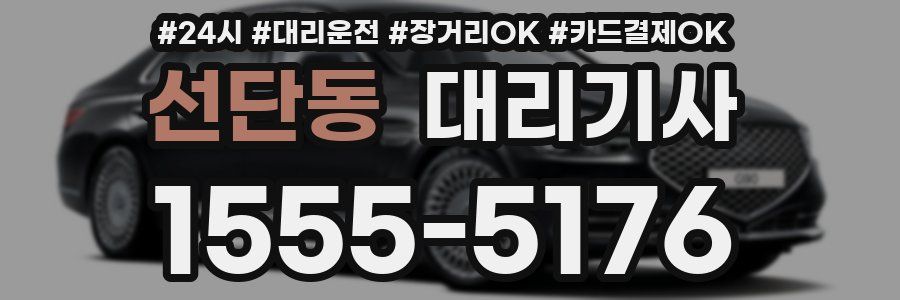 선단동 대리기사