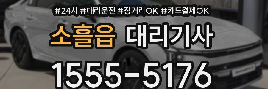 소흘읍 대리기사