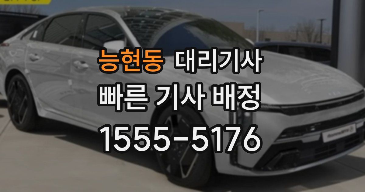 능현동 대리기사