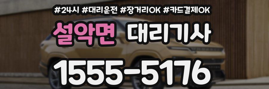 설악면 대리기사
