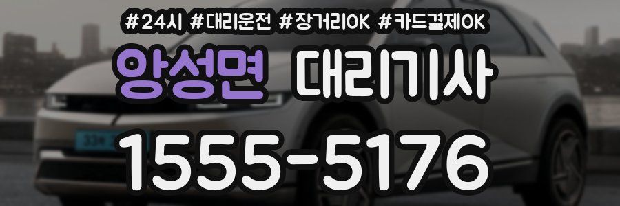 앙성면 대리기사