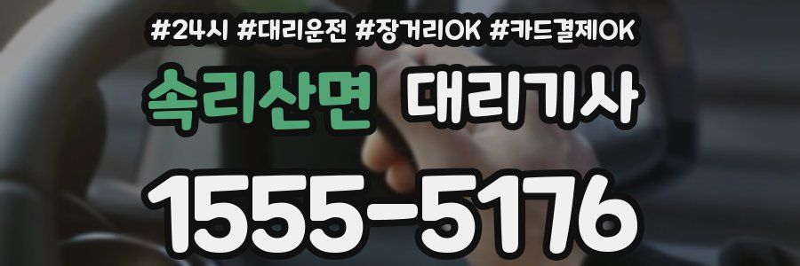 속리산면 대리기사