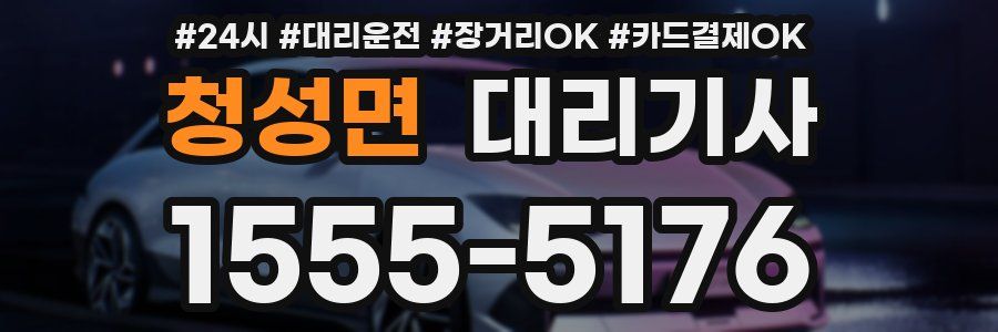 청성면 대리기사