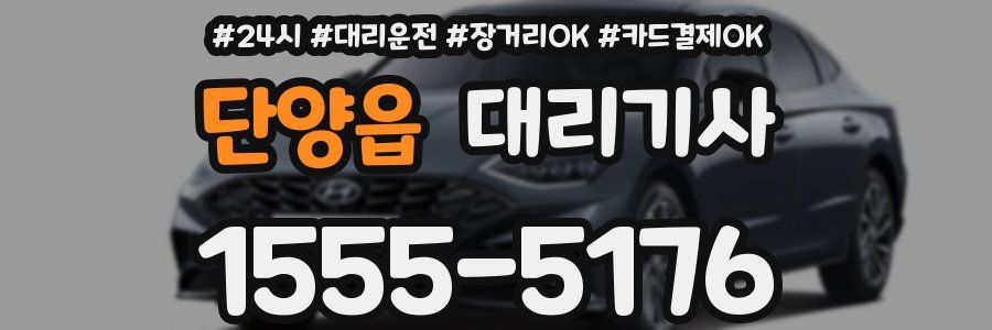 단양읍 대리기사