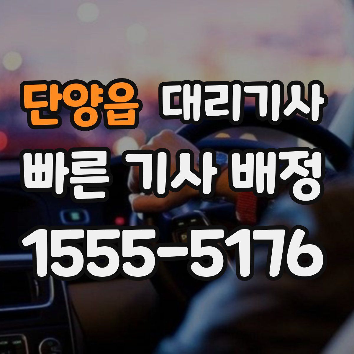 단양읍 대리기사
