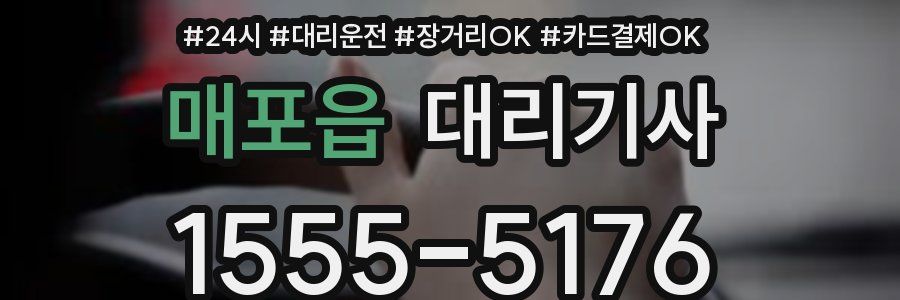 매포읍 대리기사