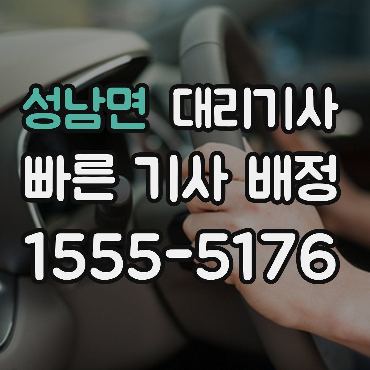 성남면 대리기사
