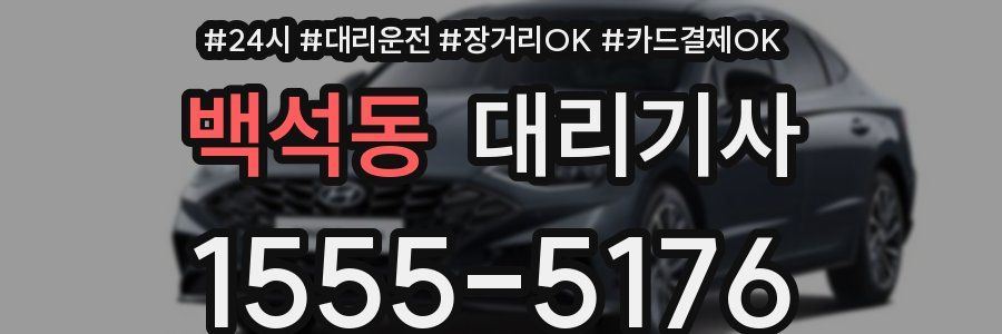 백석동 대리기사