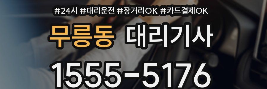 무릉동 대리기사