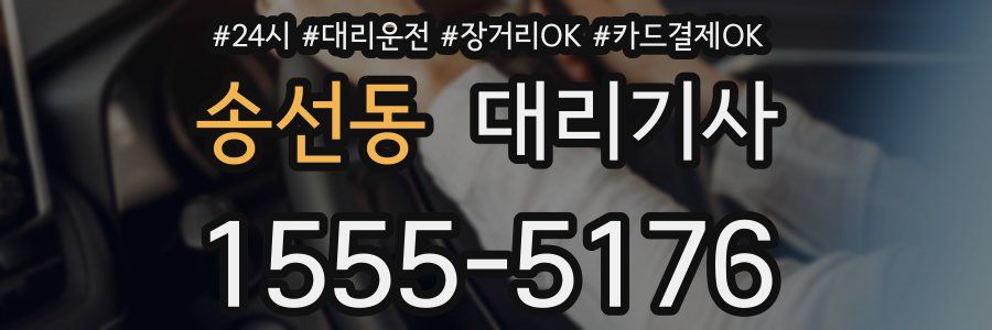 송선동 대리기사