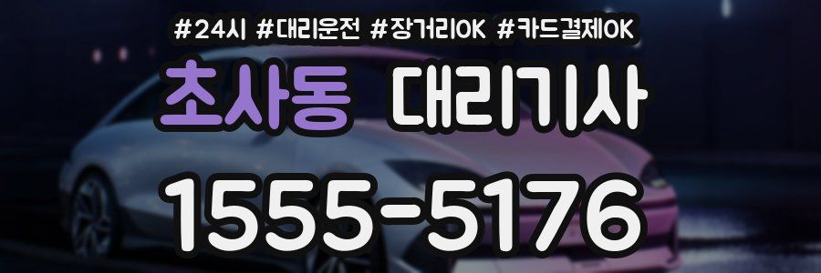초사동 대리기사