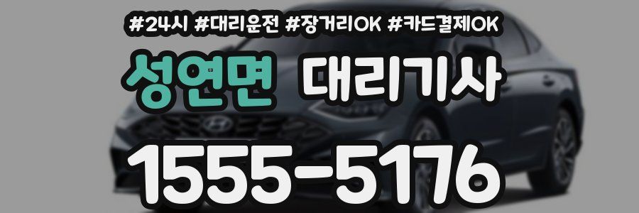성연면 대리기사