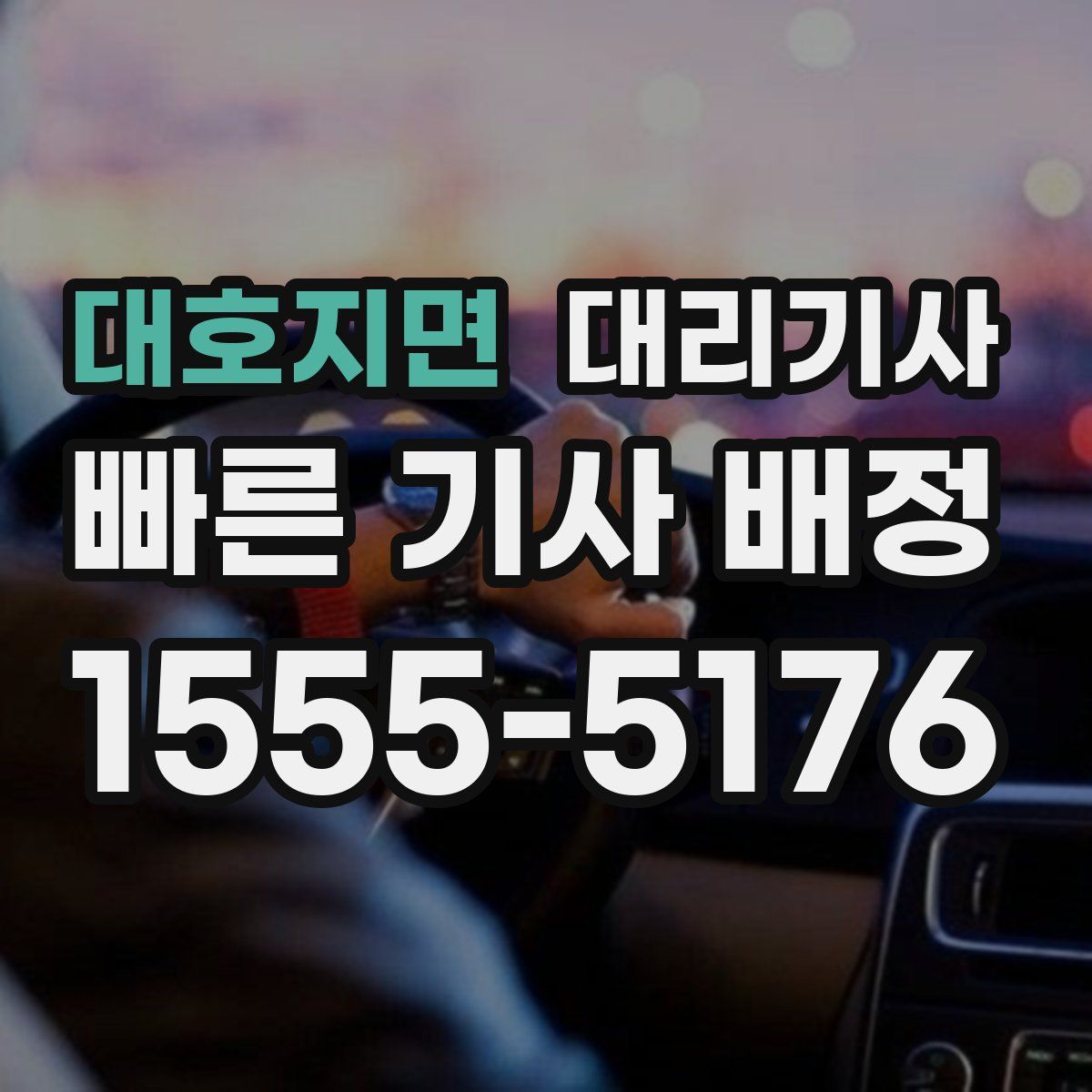 대호지면 대리기사