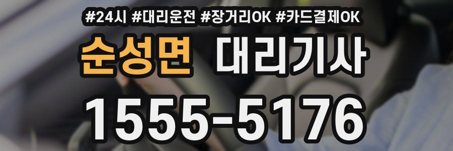 순성면 대리기사