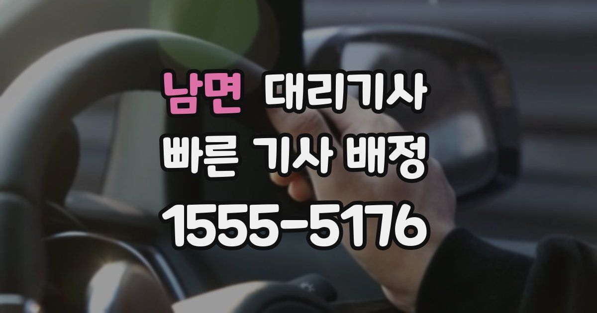 남면 대리기사