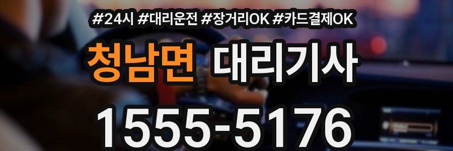 청남면 대리기사