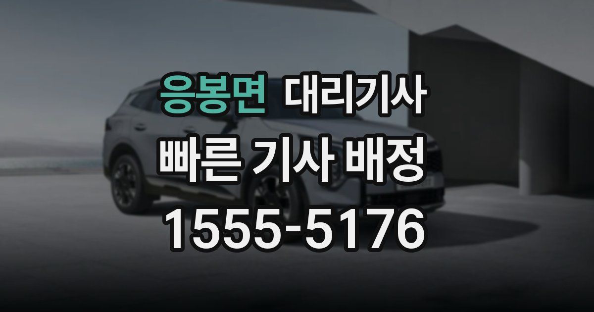 응봉면 대리기사