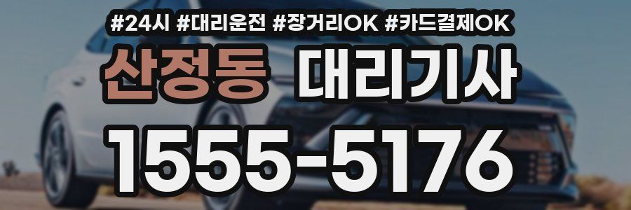 산정동 대리기사