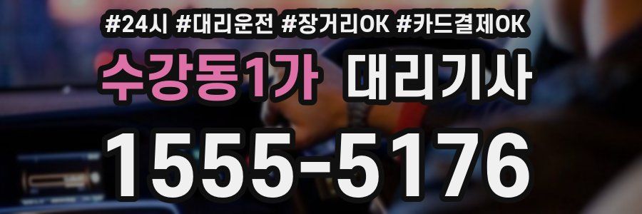 수강동1가 대리기사