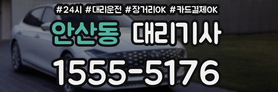 안산동 대리기사