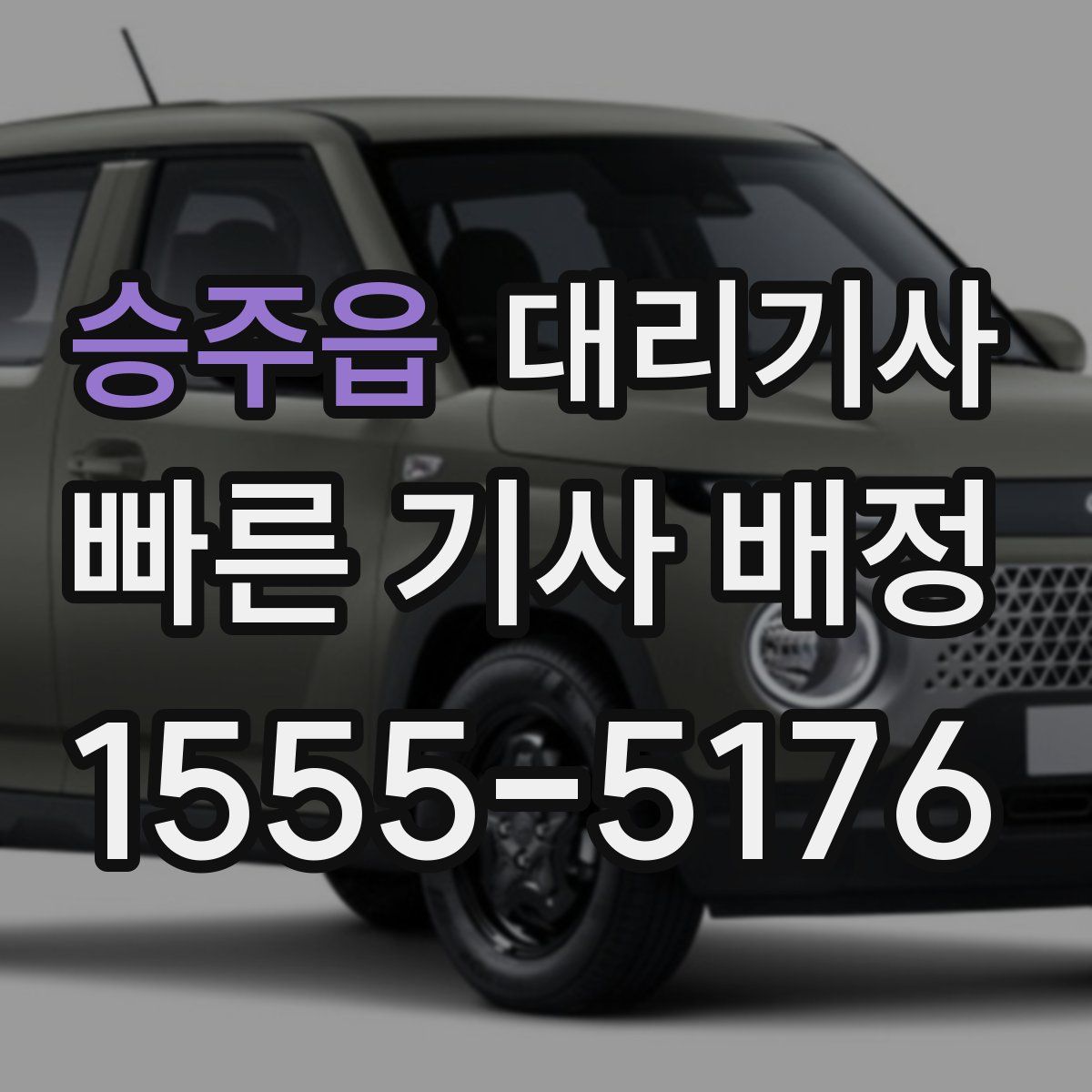 승주읍 대리기사