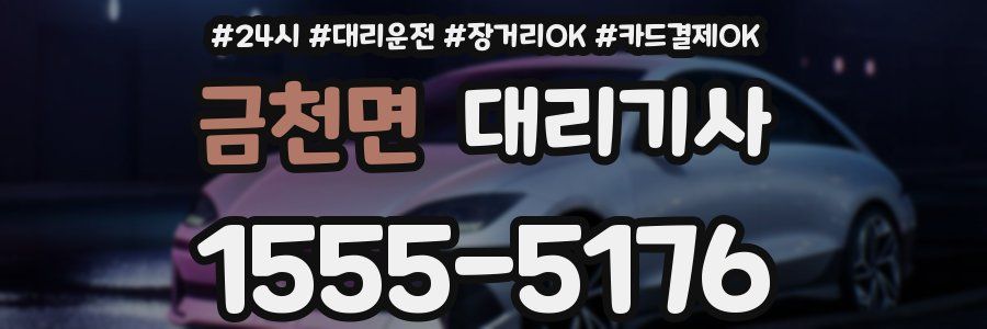 금천면 대리기사
