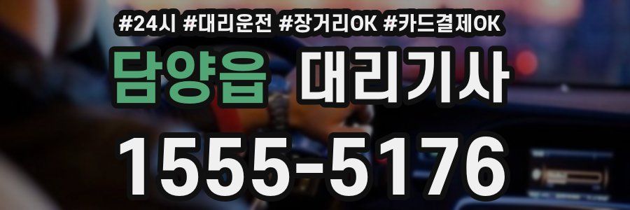 담양읍 대리기사