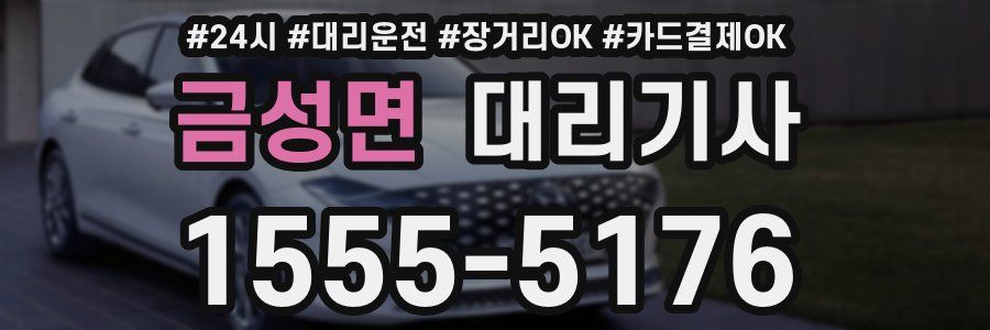 금성면 대리기사
