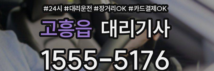 고흥읍 대리기사