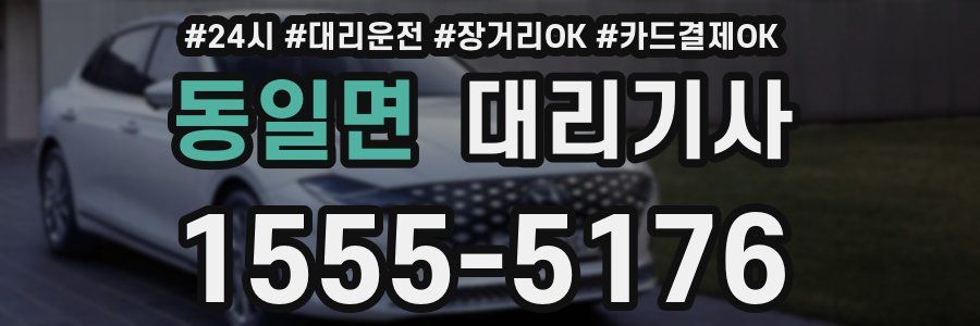 동일면 대리기사