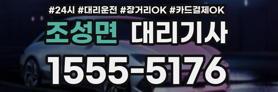 조성면 대리기사
