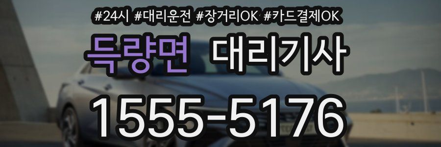 득량면 대리기사