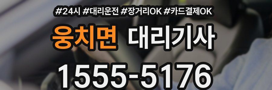 웅치면 대리기사