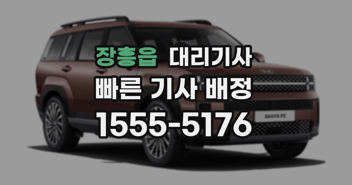 장흥읍 대리기사