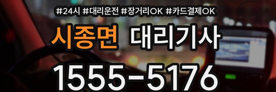 시종면 대리기사