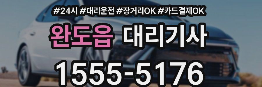 완도읍 대리기사