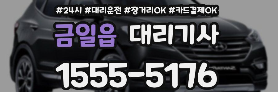 금일읍 대리기사