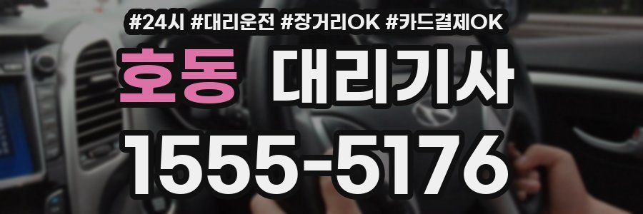 호동 대리기사