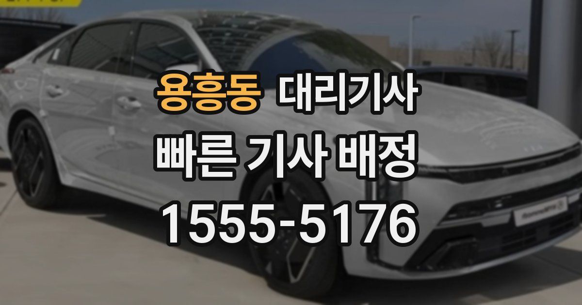 용흥동 대리기사