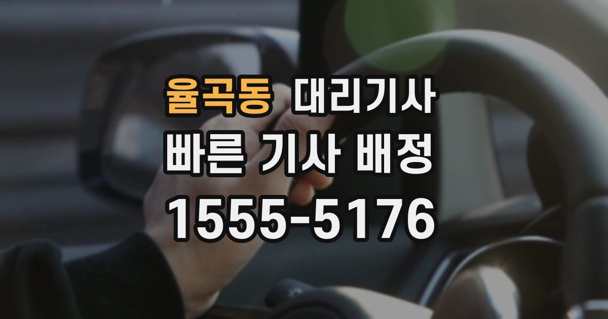 율곡동 대리기사