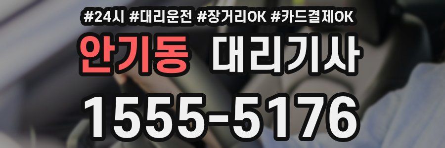 안기동 대리기사