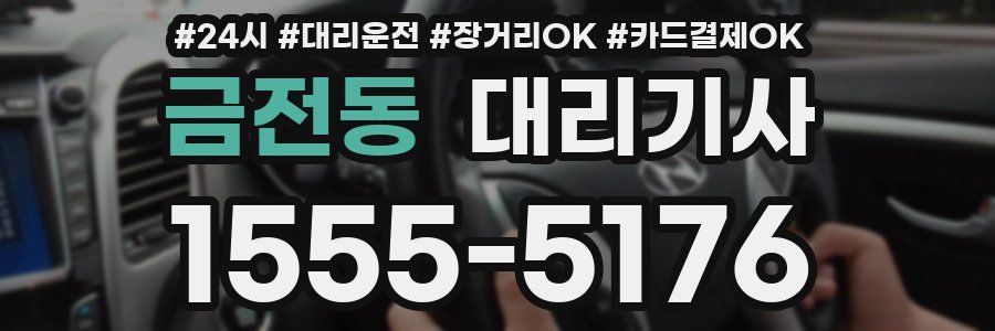 금전동 대리기사