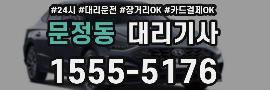 문정동 대리기사