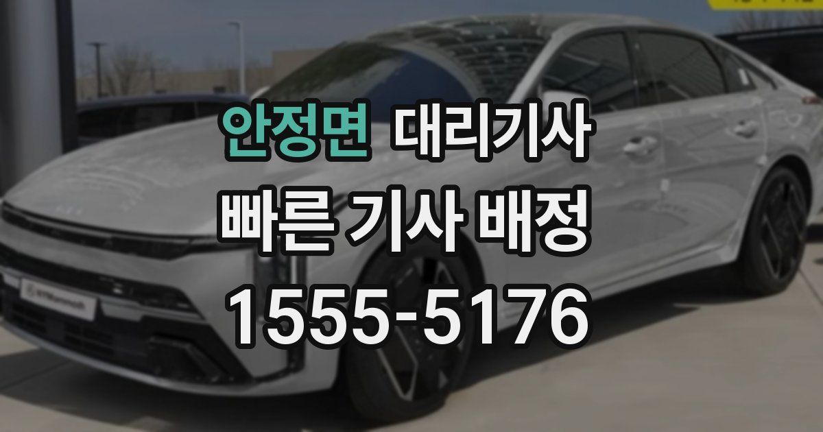 안정면 대리기사