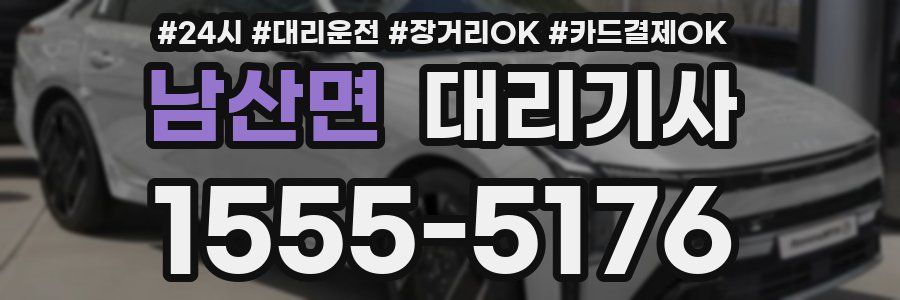남산면 대리기사