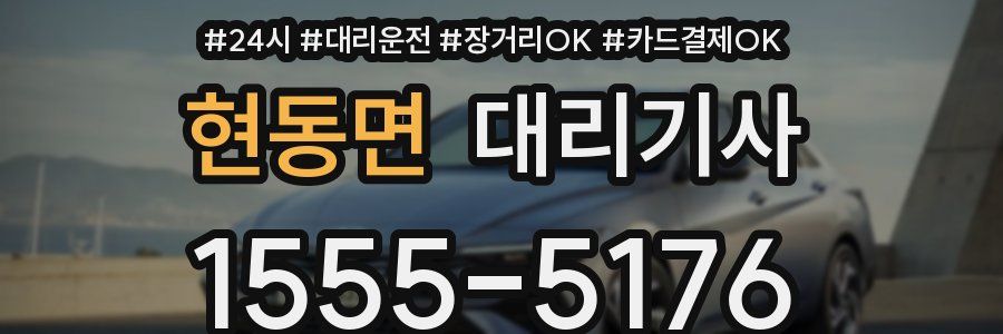 현동면 대리기사