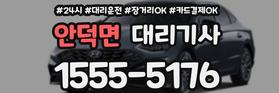 안덕면 대리기사