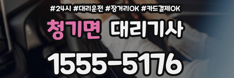 청기면 대리기사